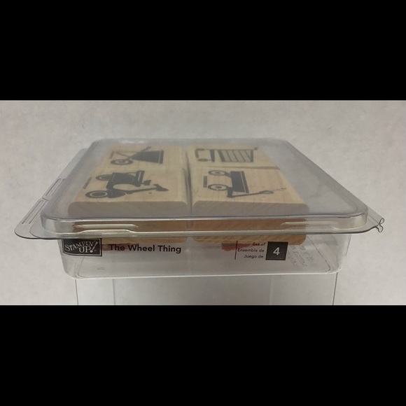 Stampin’ Up! 2006 “The Wheel Thing” Rubber Stamp Set - Picture 3 of 3